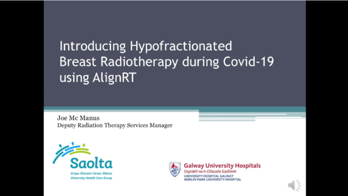Introducing hypofractionated breast radiotherapy during Covid-19 using AlignRT