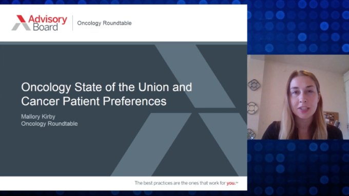 Oncology State of the Union and Cancer Patient Preference
